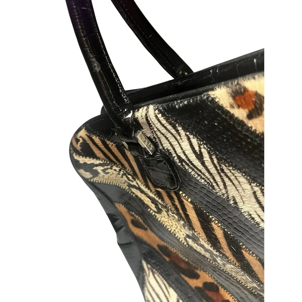 Rafe New York Animal Print, Black Animal Print, Handbag - Picture 6 of 16